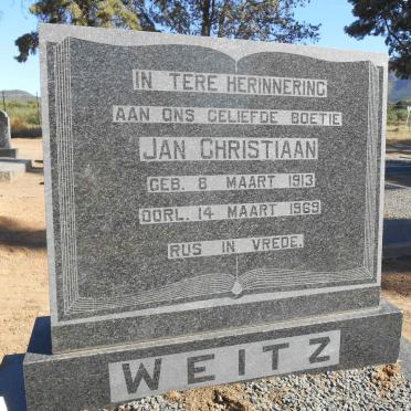 WEITZ Jan Christiaan 1913-1969