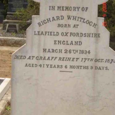 WHITLOCK Richard 1834-1875