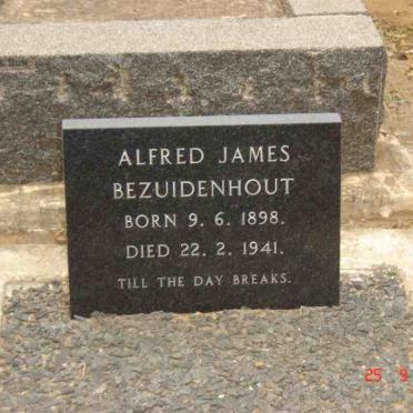 BEZUIDENHOUT Alfred James 1898-1941