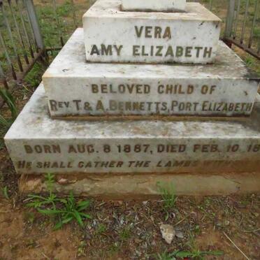 BENNETTS Vera Amy Elizabeth 1887-1888