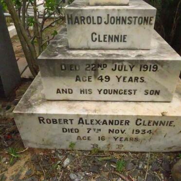 GLENNIE Harold Johnstone -1919 & Charlotte Viola Jessie RUBIDGE ?-? :: GLENNIE Robert Alexander -1934_2