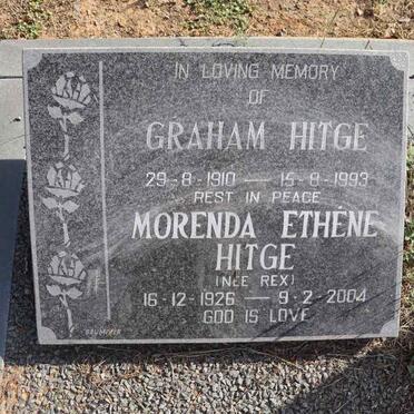 HITGE Graham 1910-1993 & Morenda Ethene REX 1926-2004