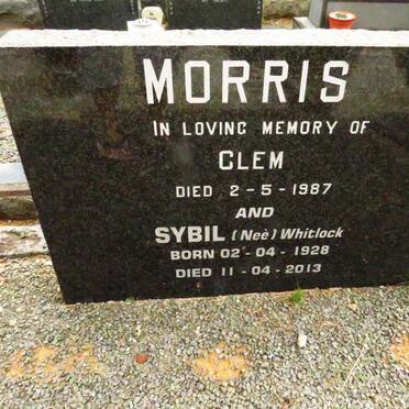 MORRIS Clem -1987 & Sybil WHITLOCK 1928-2013