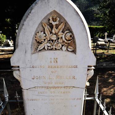 MILLER John L. -1883