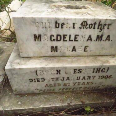 MCCABE Magdelena M.A. nee LIESCHING  -1906