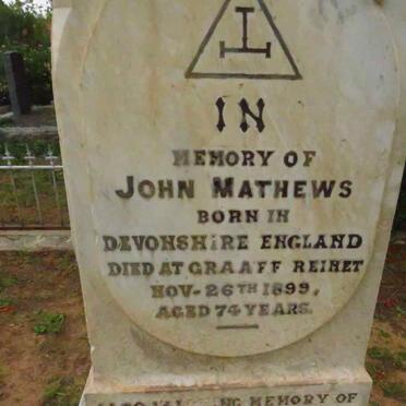 MATHEWS John -1899