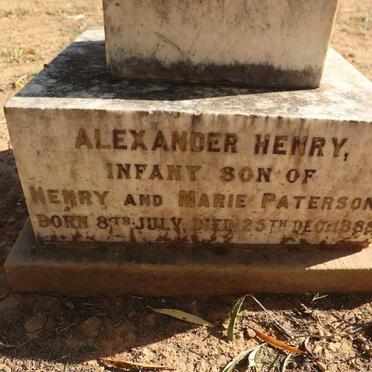 PATERSON Alexander Henry -1888