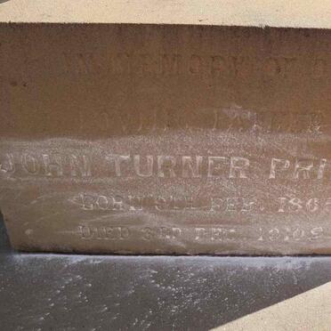 PRIEST John Turner 1865-1910