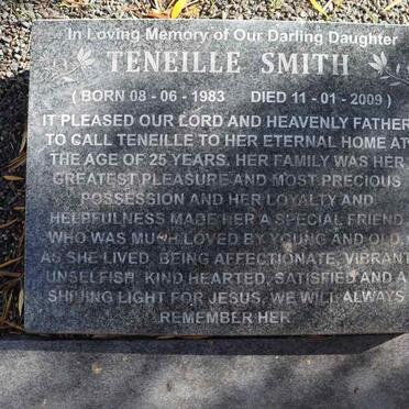 SMITH Teneille 1983-2009