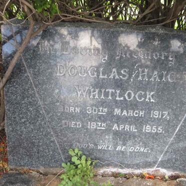 WHITLOCK Douglas Haig 1917-1955