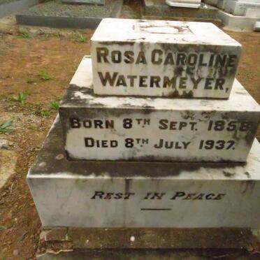 WATERMEYER Rosa Caroline 1858-1937