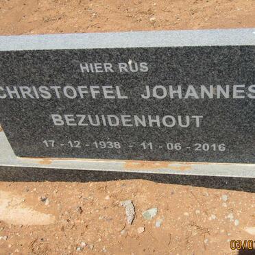 BEZUIDENHOUT Christoffel Johannes 1938-2016