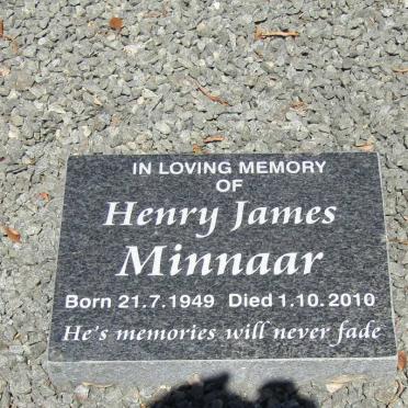 MINNAAR Henry James 1949-2010