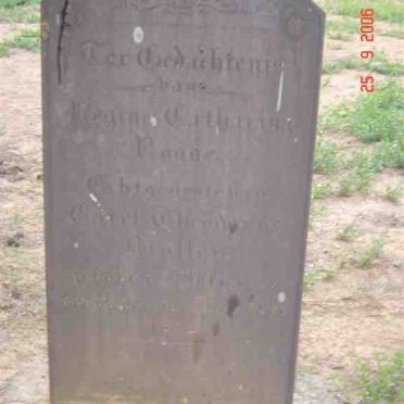 MULLER Regina Catharina nee ROGGE  -1842
