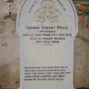 PHILIP Thomas Durant 1819-1900
