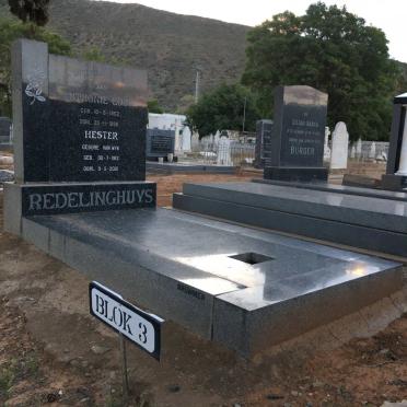 REDELINGHUYS Anthonie Louw 1902-1966 &amp; Hester VAN WYK 1912-2001