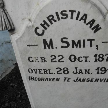 SMIT Christiaan M. 1872-1918