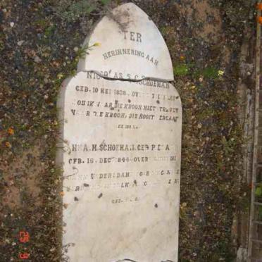 SCHOEMAN Nicolaas 1838-1917 &amp; Anna M. PIENAAR 1844-191?