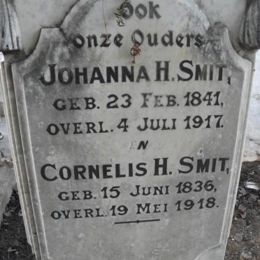 SMIT Cornelis H. 1836-1918 &amp; Johanna H. 1841-1917