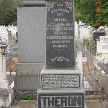THERON Pieter Francios 1857-1920