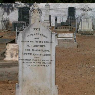 TOIT H.M., du 1875-1898