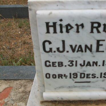 ECK G.J., van 1901-1955