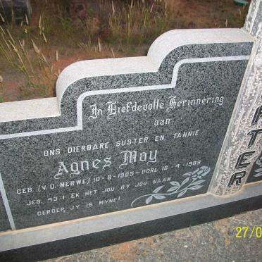 HECHTER Barend Johannes 1904-1987 &amp; Agnes May nee V.D.MERWE 1905-1989