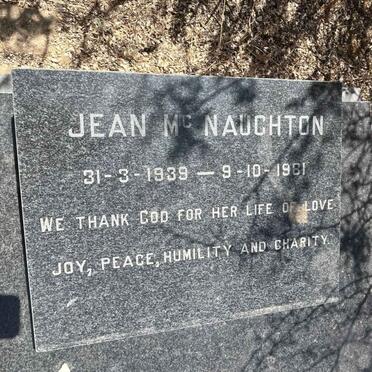 MCNAUGHTON Jean 1939-1981