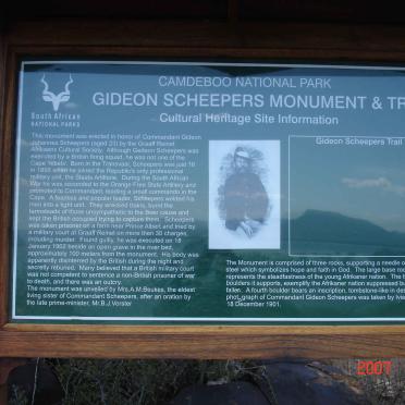3. Information / Inligting Kmdt. Gideon SCHEEPERS