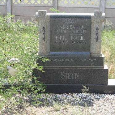 STEYN L.V 1896-1954 &amp; E.P.E. 1902-1979