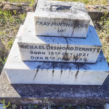BENNETT Michael Desmond 1921-1935