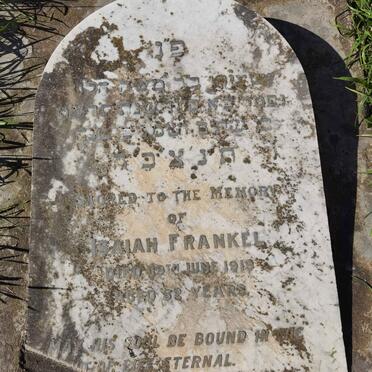 FRANKEL Isaiah -1919