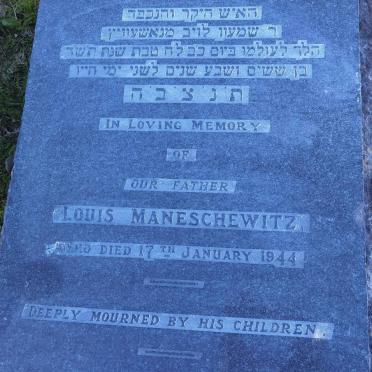 MANESCHEWITZ Louis -1944