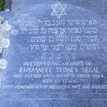 SEGAL Emmanuel Sydney -1944