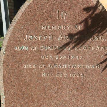 ARMSTRONG Joseph 1843-1899