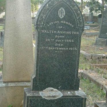 ASHINGTON Walter 1865-1935