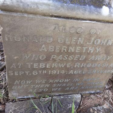ABERNETHY Roland Glen Johnson -1914