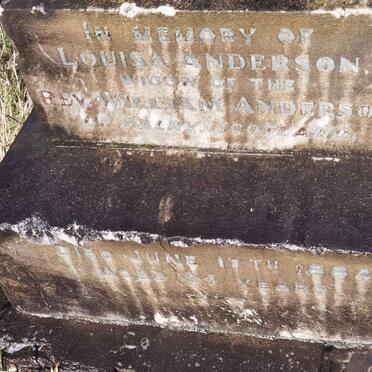 ANDERSON Louisa -1882