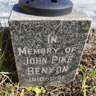 BENYON John Pike 1910-1991