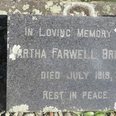 BRITTEN Martha Farwell -1919