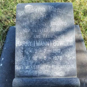 BOWLES Harry 1913-1978