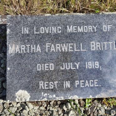 BRITTEN Martha Farwell -1919