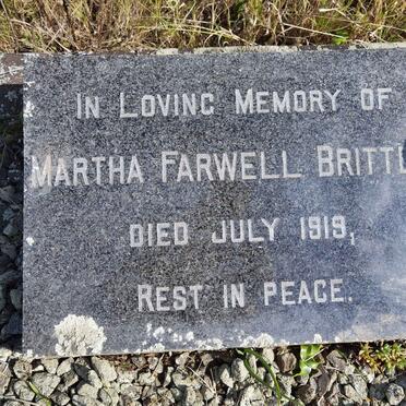 BRITTEN Martha Farwell -1919