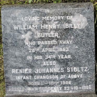 BUTLER William Henry -1953 :: STOLTZ Renier Johannes 1966-1966