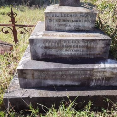 BAYNE Cyril, LOCHEE -1907 :: BAYNE Helen, LOCHEE nee HENDERSON -1910 :: BAYNE Henry, LOCHEE -1914