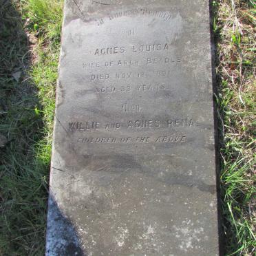 BEADLE Agnes Louisa -1891 :: BEADLE Willie :: BEADLE Agnes