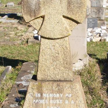 BURT Agnes B.A. 1858-1918 &amp; Isabel -1942