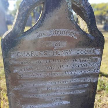 COOKE Charles Henry -1864