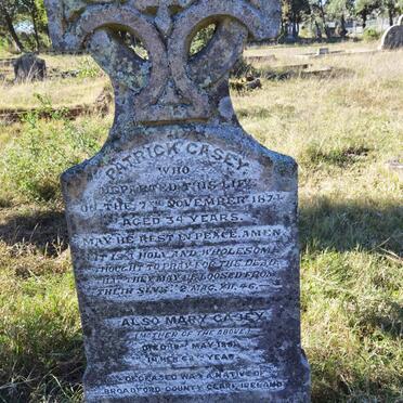 CASEY Patrick -1874 :: CASEY Mary -188?