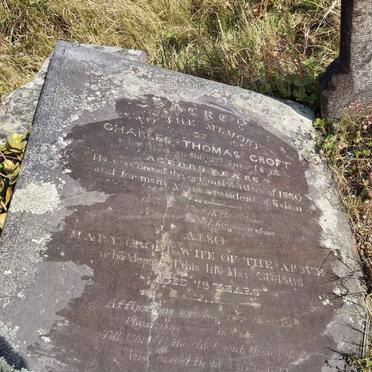CROFT Charles Thomas -1862 &amp; Mary -1863